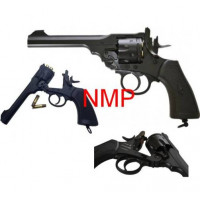Webley MKVI Service Revolver 12g co2 Air Pistol .177 calibre Pellet version .455